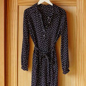 Emerson Fry polka dot shirt dress size L